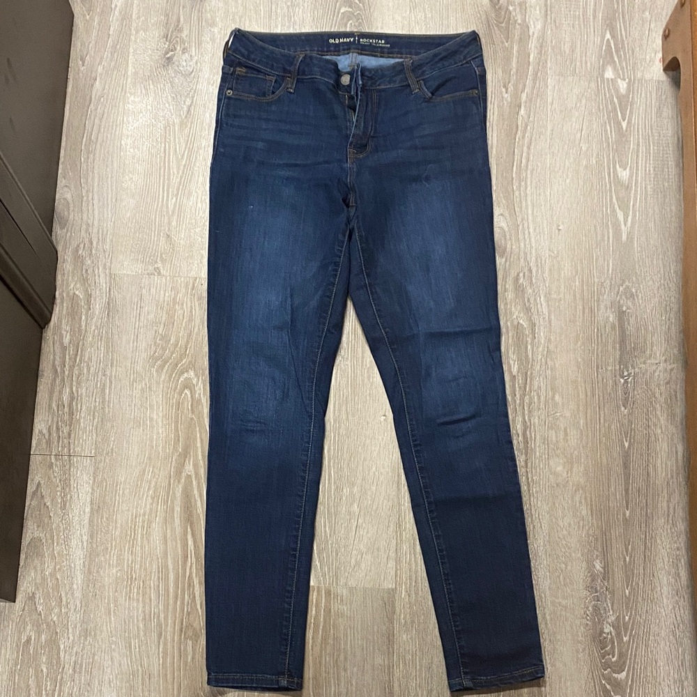 Old Navy Women's Dark Indigo Skinny Jeans